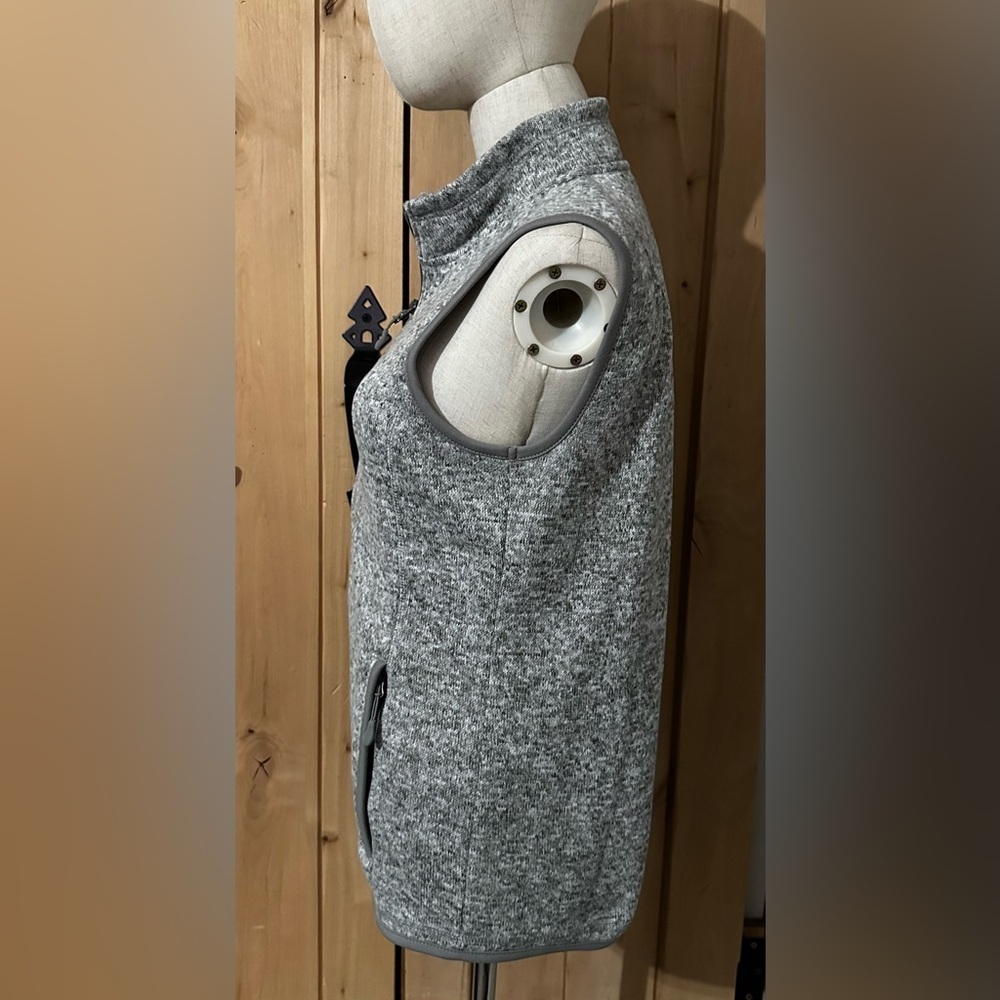 Charles River Apparel Women’s Pacific Grey Heathered Vest XS - Picture 4 of 7